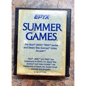 Epyx - Summer Games - 1987 - ATARI 2600 - Cartridge only